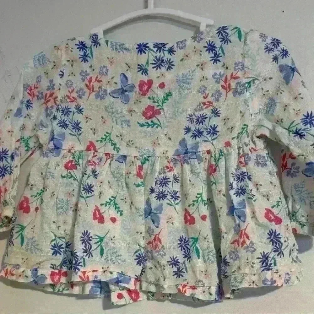 6m OshKosh B'Gosh Girls' Tops, floral EUC
